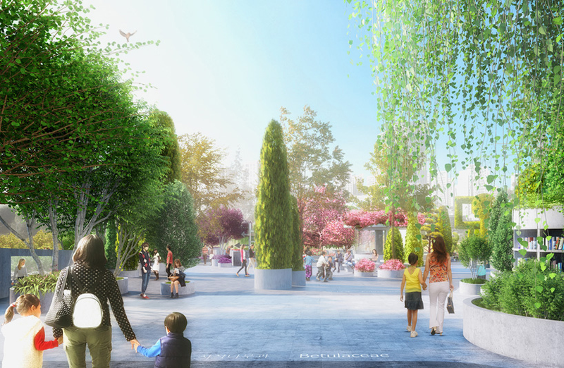 Illustration for article titled Seúl convertirá una autopista abandonada en un enorme jardín elevado